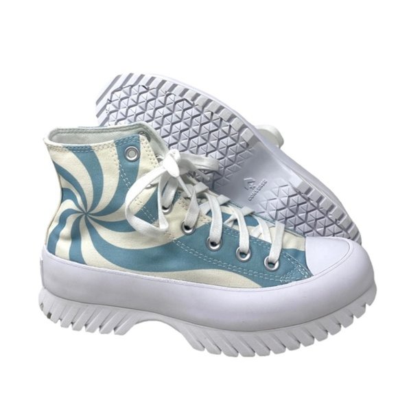 Converse Ctas Lugged 2.0 Shoes Skate Canvas Blue Candy Women Casual A10021C - Picture 9 of 10